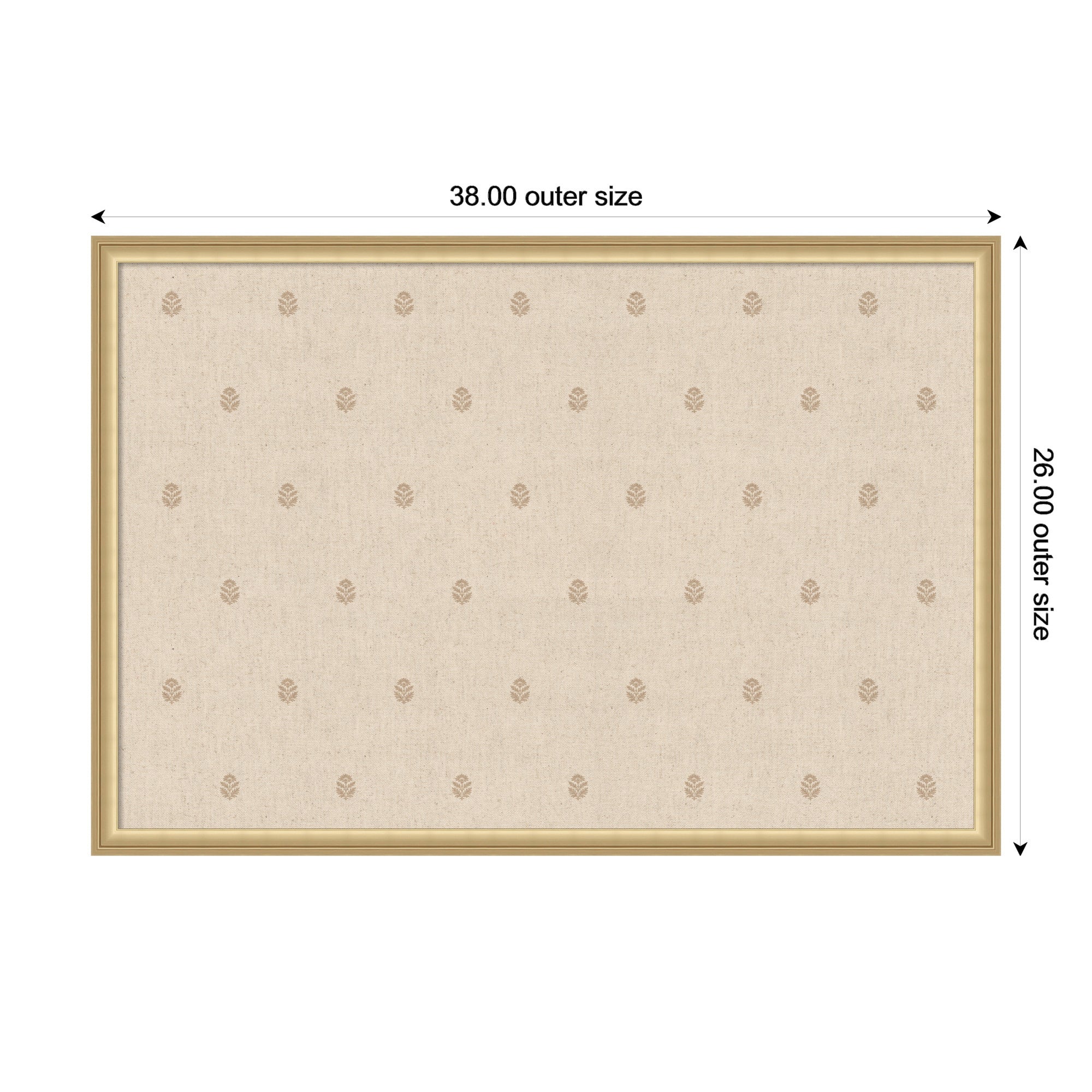 Magnetic Canvas 38x26 Florence Gold 2