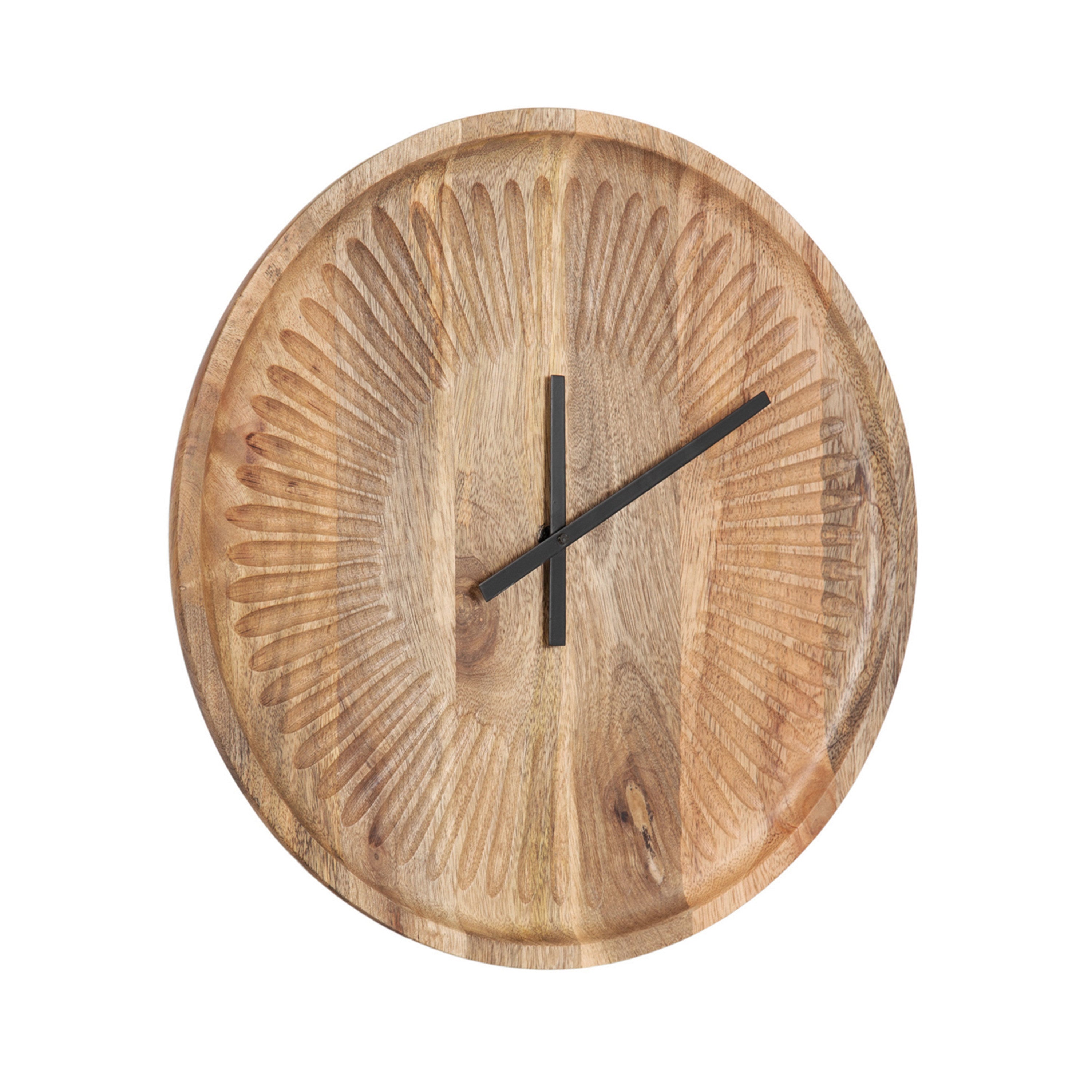 Wall Clock Natural 17x17 1