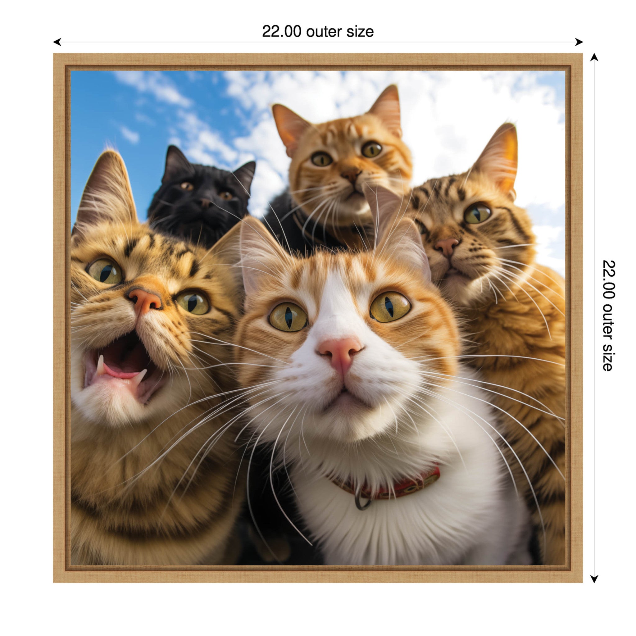 Funny Cat Selfie by The Creative Bunch Studio