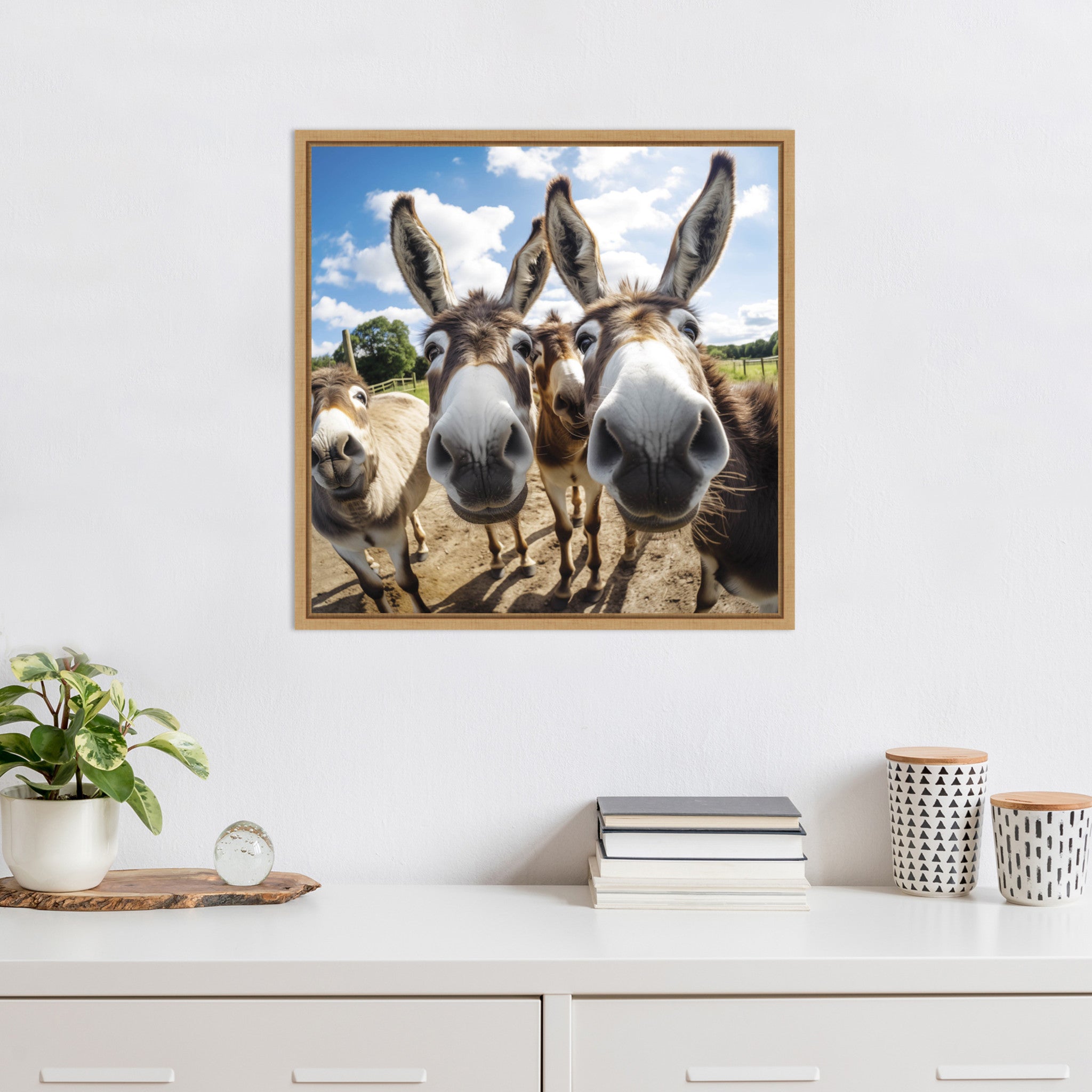 Funny Donkey Selfie by The Creative Bunch Studio