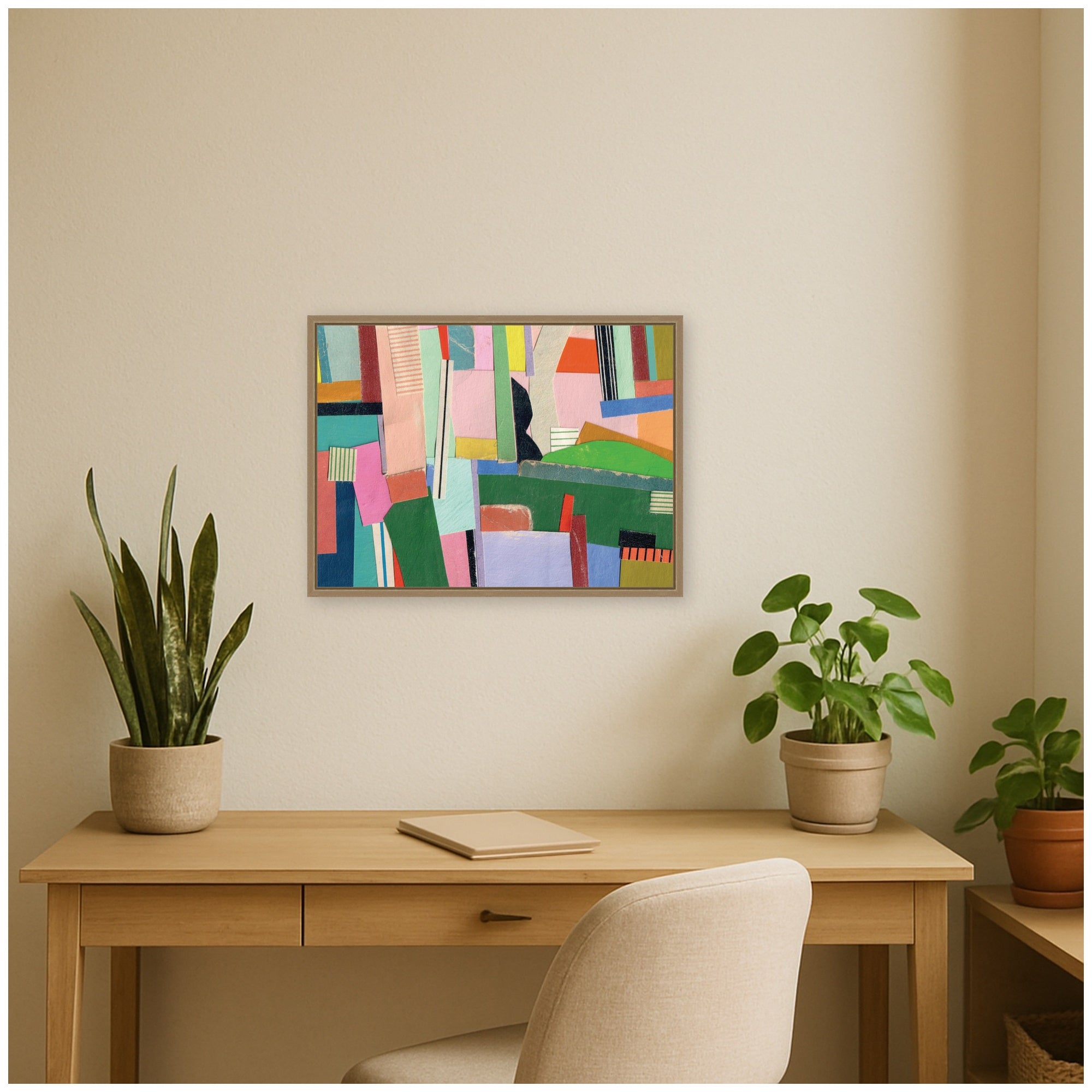 Maximalist  FC by Felicia Dadak Framed Canvas Wall Art Print