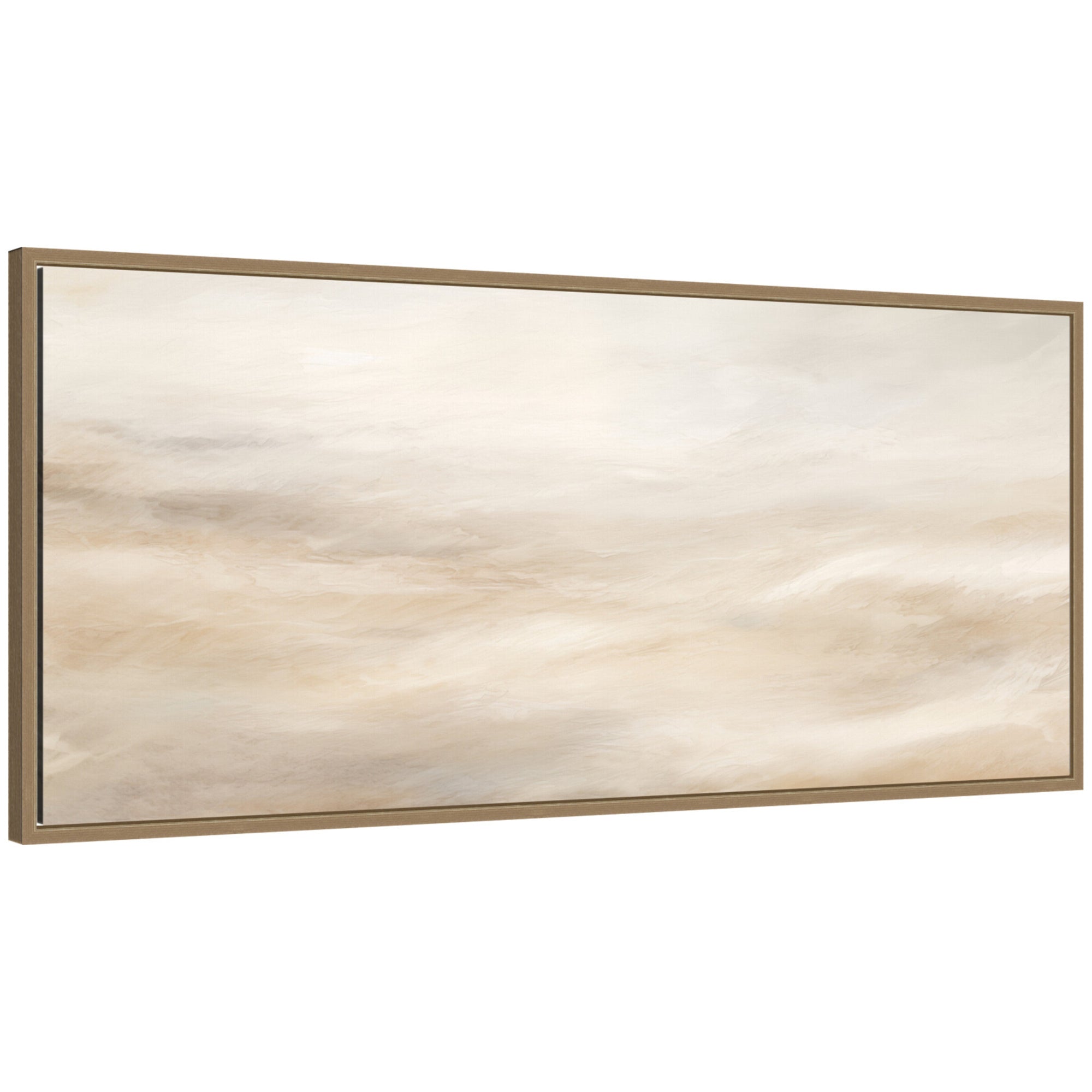 Framed Canvas 40x18 Sylvie Dark Gold 1