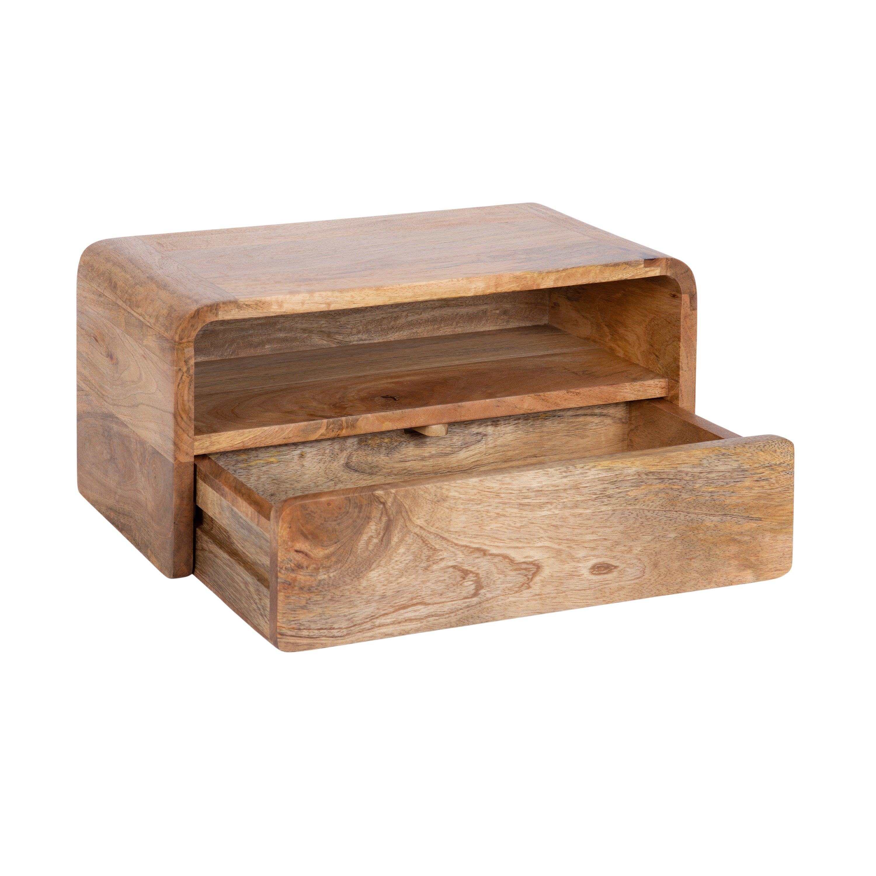 Floating Side Table Natural 18x10x9 5