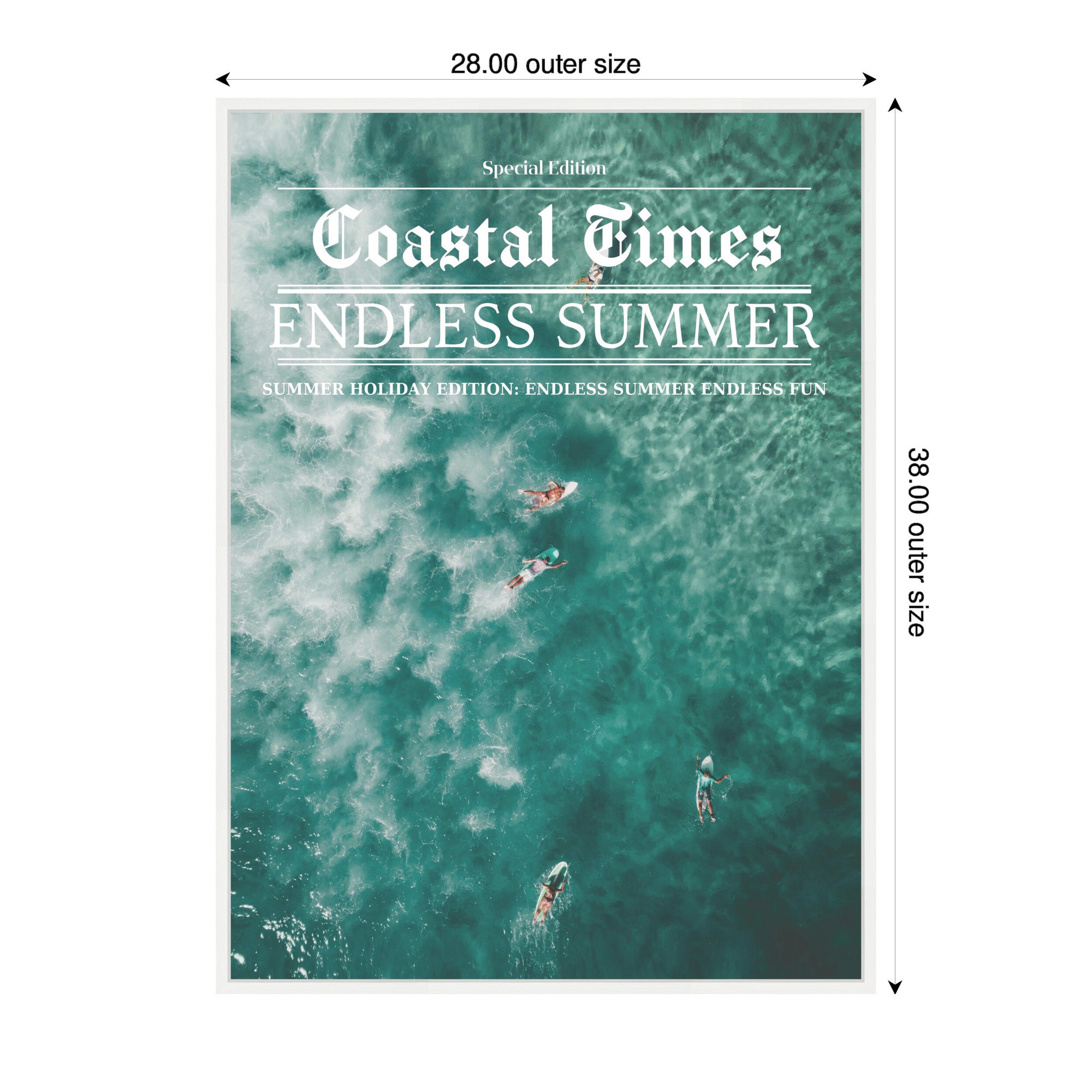 Endless Summer by Megan Ryan Framed Canvas Wall Art Print