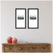 Wall Frame Svelte Noir Black 11x20 matted to 5x7 5