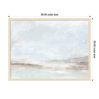 Mounted Canvas 38x29 Woodgrain Stripe Blonde 2