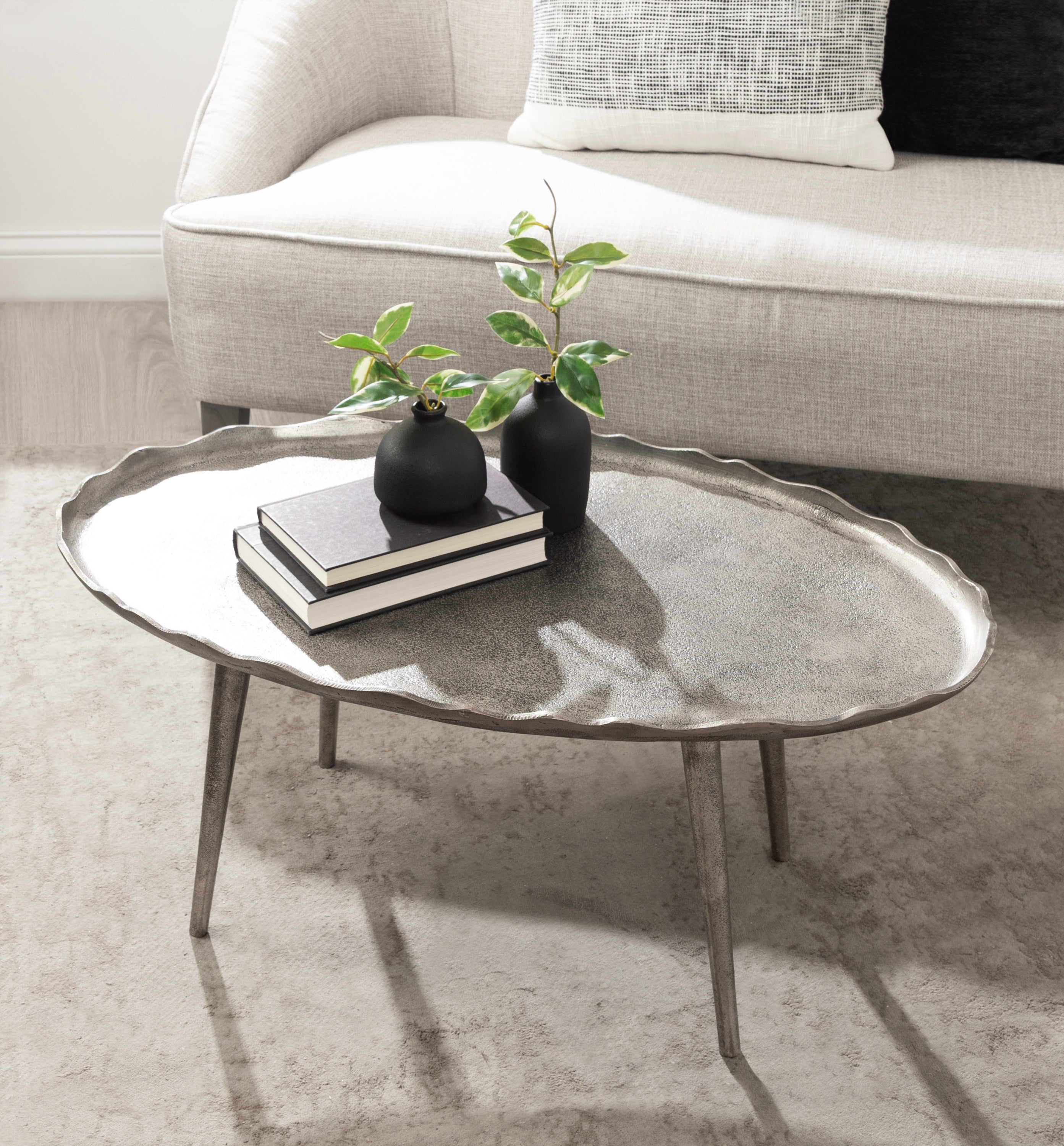 Coffee Table Silver 34x20x15 7