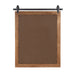 Rectangle Mirror Rustic Brown Black 22x28 4