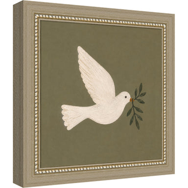 Mounted Canvas Belmont Distress Silver 12x12 1