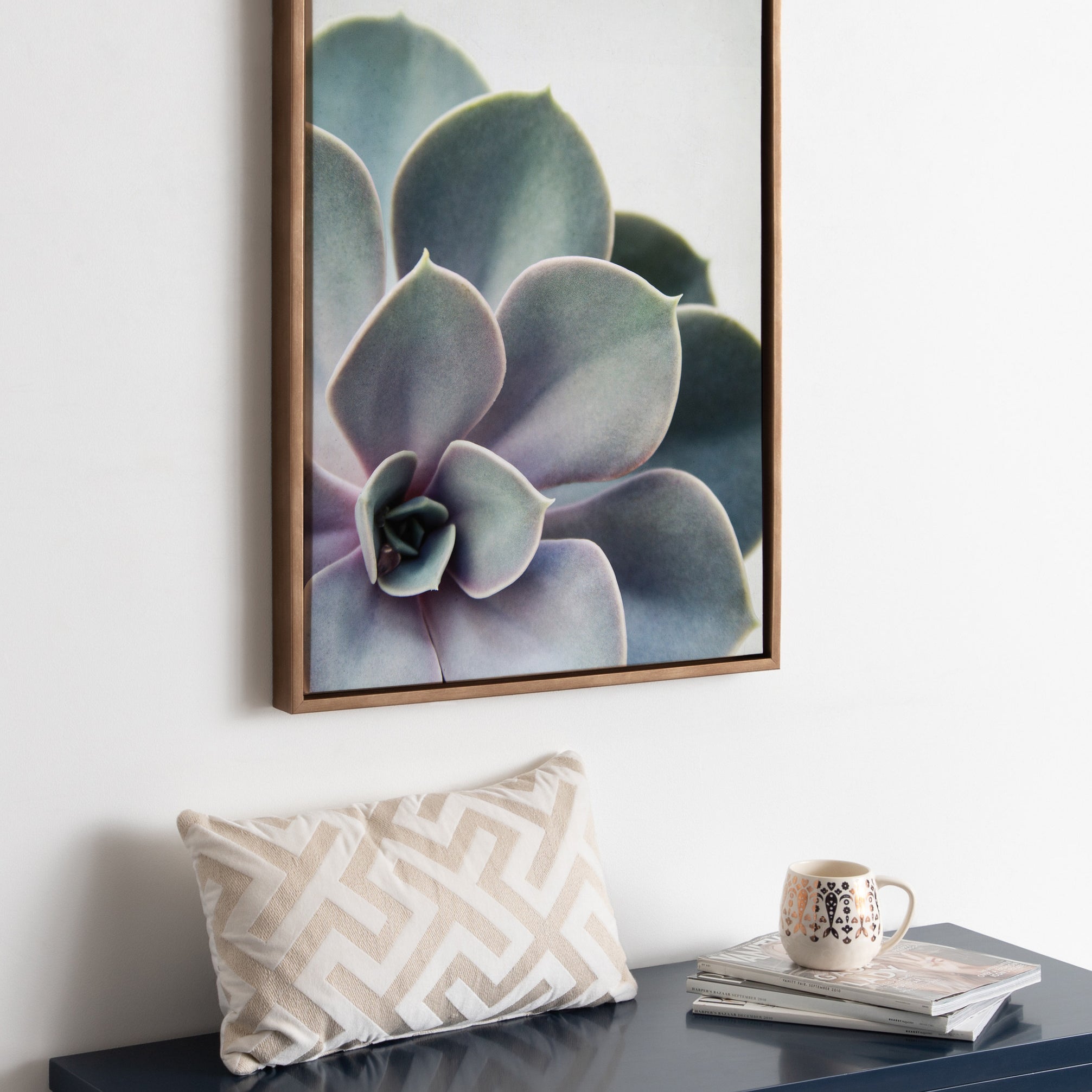 Framed Canvas Sylvie Dark Gold 23x33 5