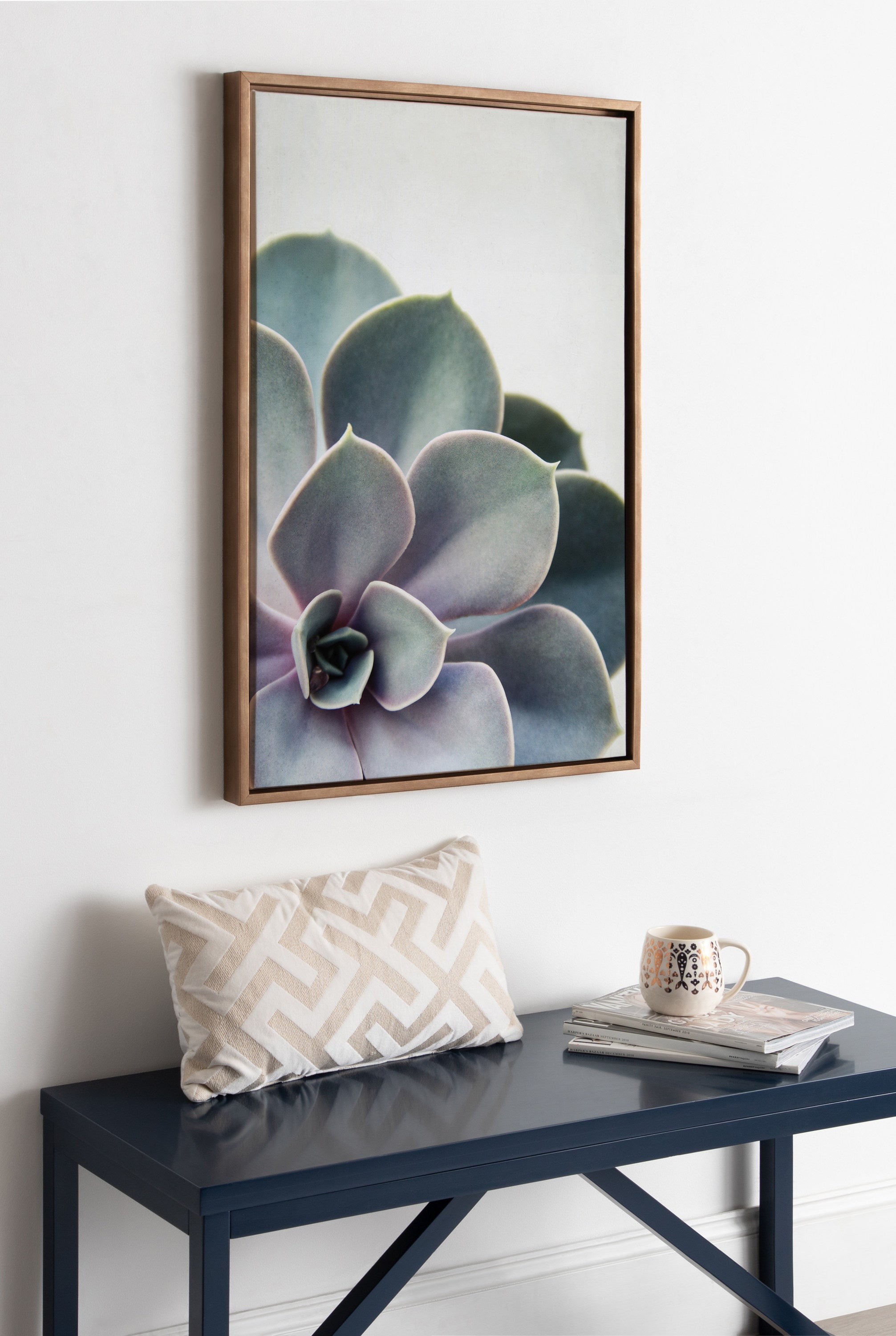 Framed Canvas Sylvie Dark Gold 23x33 5
