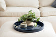 Single Tray Navy Blue 22" Diameter 6