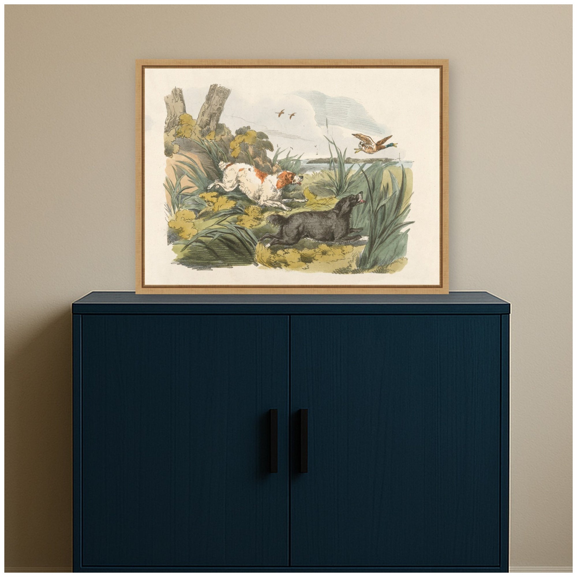 Framed Canvas 24x18 Sylvie Natural 7