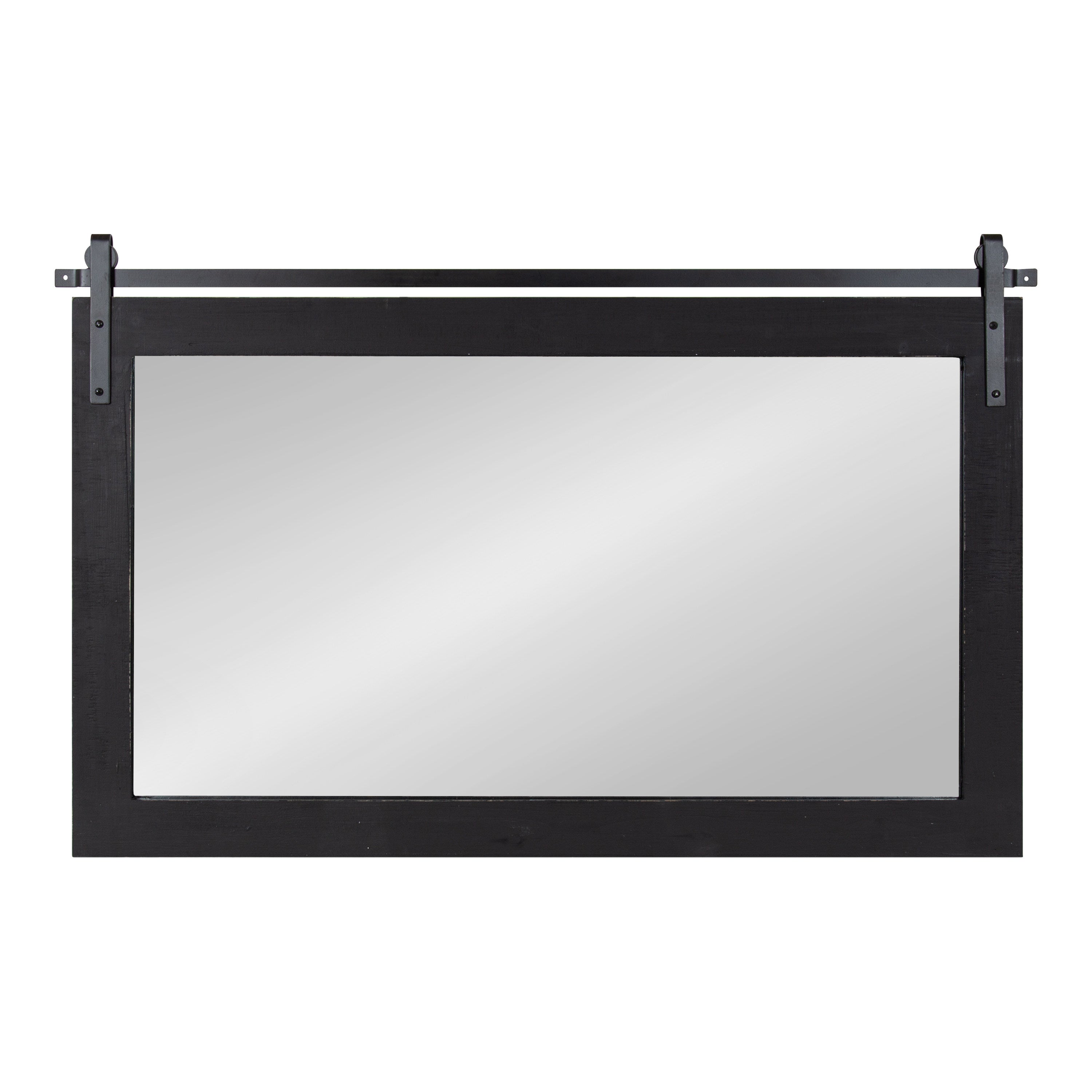 Rectangle Mirror Black 40x26 2