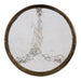 Drink Table Clear Gold 9x9x23 5