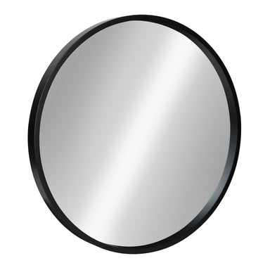 Round Mirror Black 21.6" Diameter 1