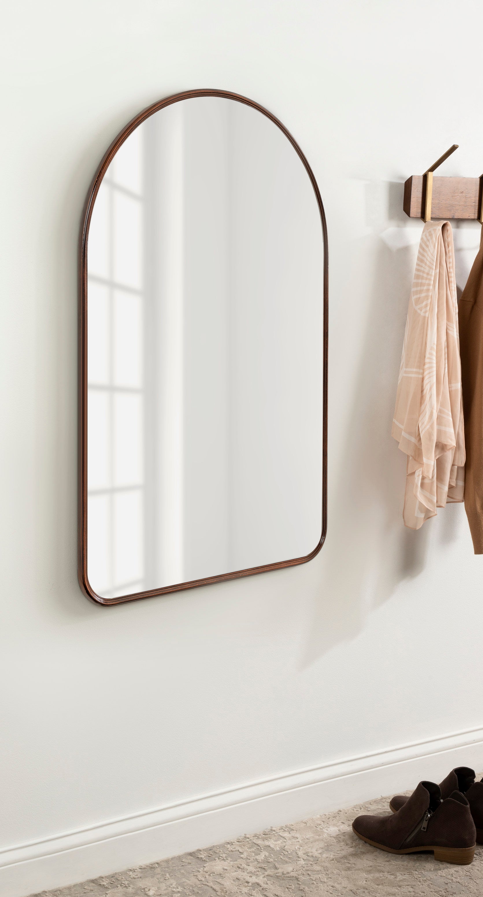 Arch Mirror Bronze 24x36 7