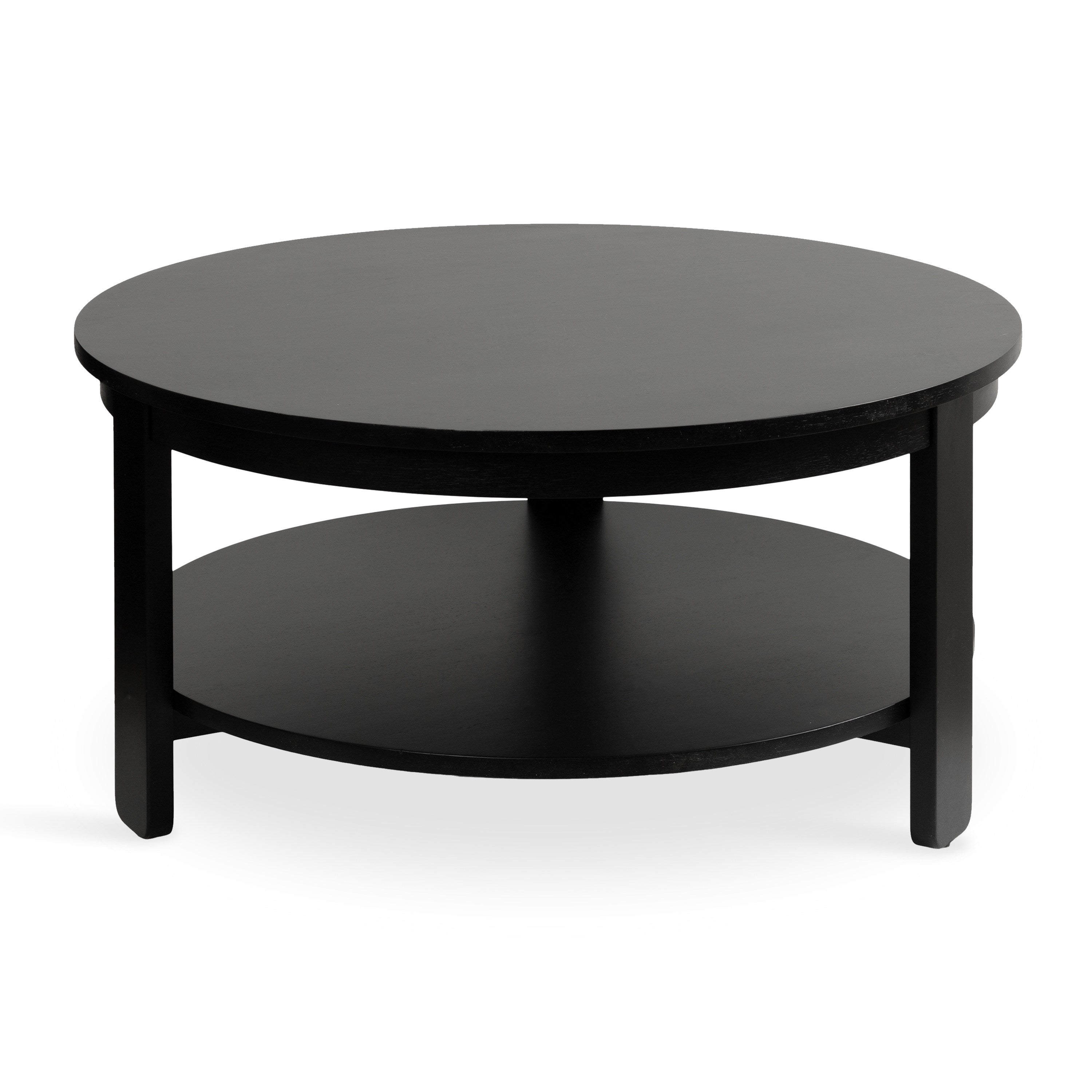 Coffee Table Black 34x34x17 5