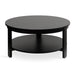 Coffee Table Black 34x34x17 5