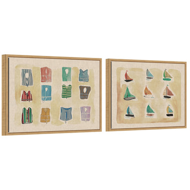 Art Set Sylvie Natural 2 Piece Set 18x24 1