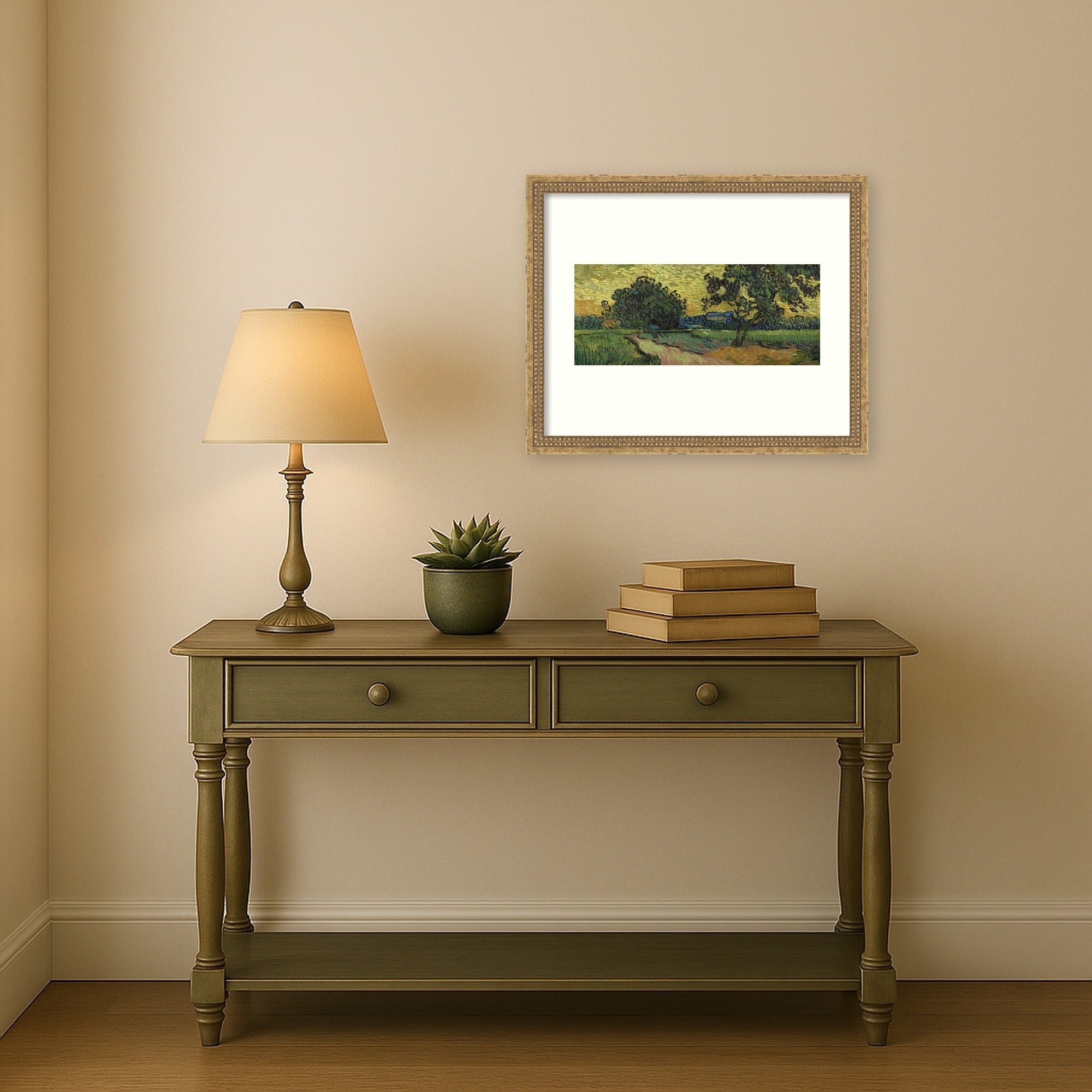 Framed Art 22x18 Castellan Gold 7