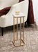 Drink Table White Gold 8x8x22 7