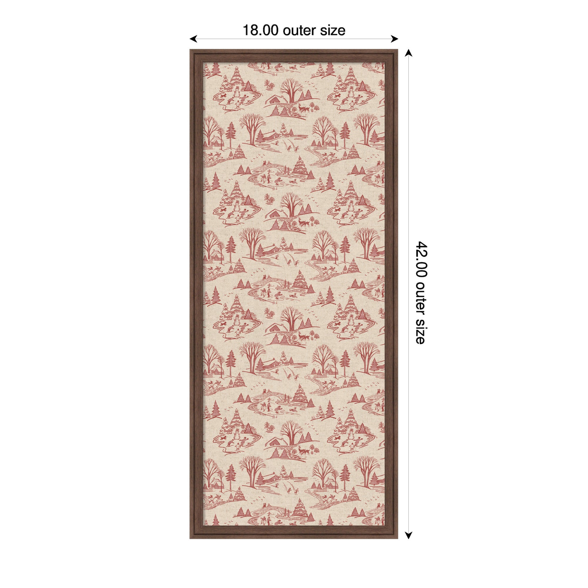 Pinboard Florence Medium Brown 18x42 2