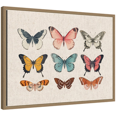 Framed Canvas Sylvie Dark Gold 24x18 1