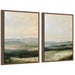 Framed Canvas Sylvie Walnut 2 Piece Set 18x24 1