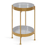 Nira Two-Tiered Metal Side Table
