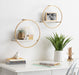 Floating Shelf White Gold 2 Piece 6