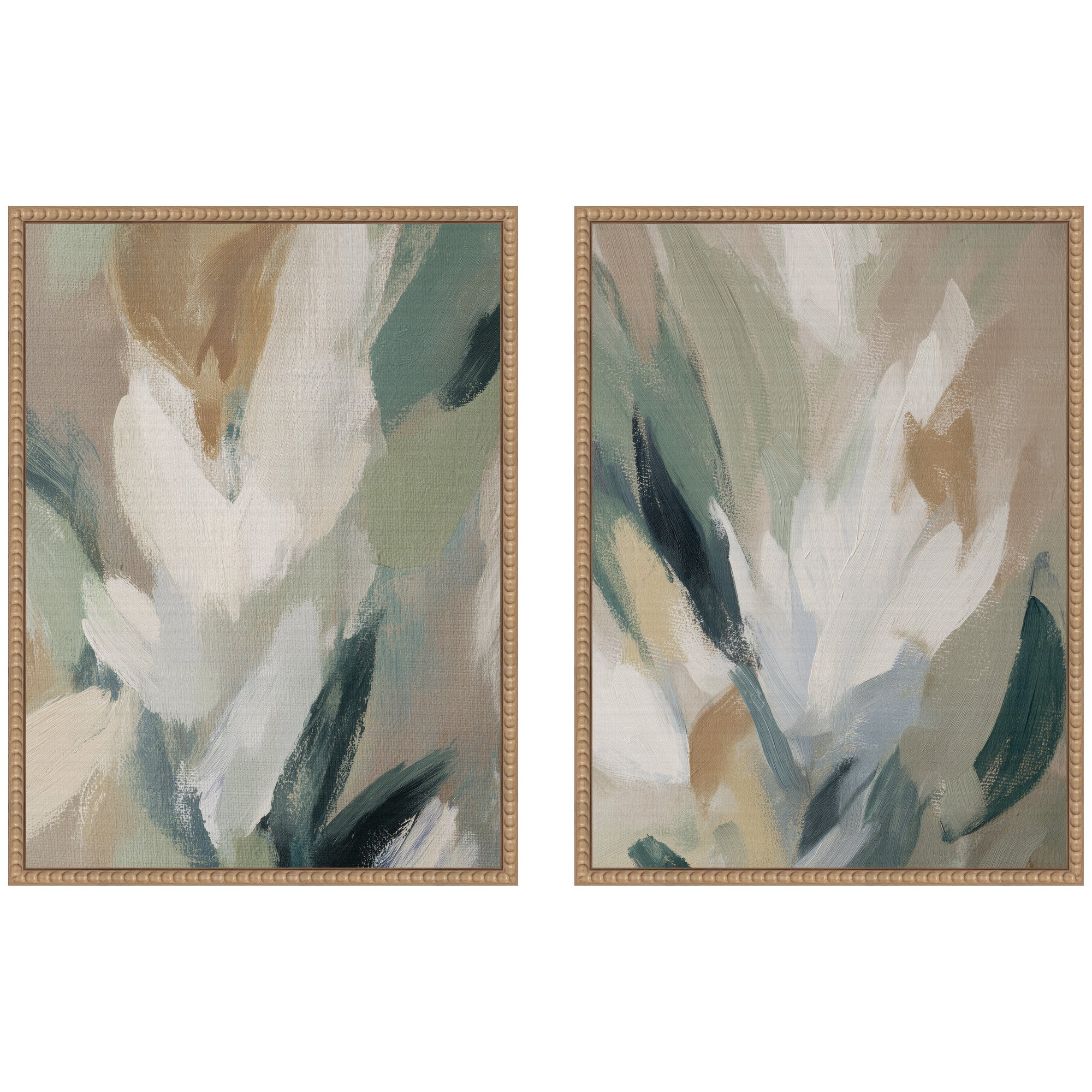 Plant Form No. 1 & No. 2 2 Piece Framed Canvas Wall Art Set by Amy Lighthall