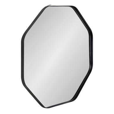 Octagon Mirror Black 24x24 1