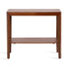 Console Table Walnut Brown 36x14x33 5