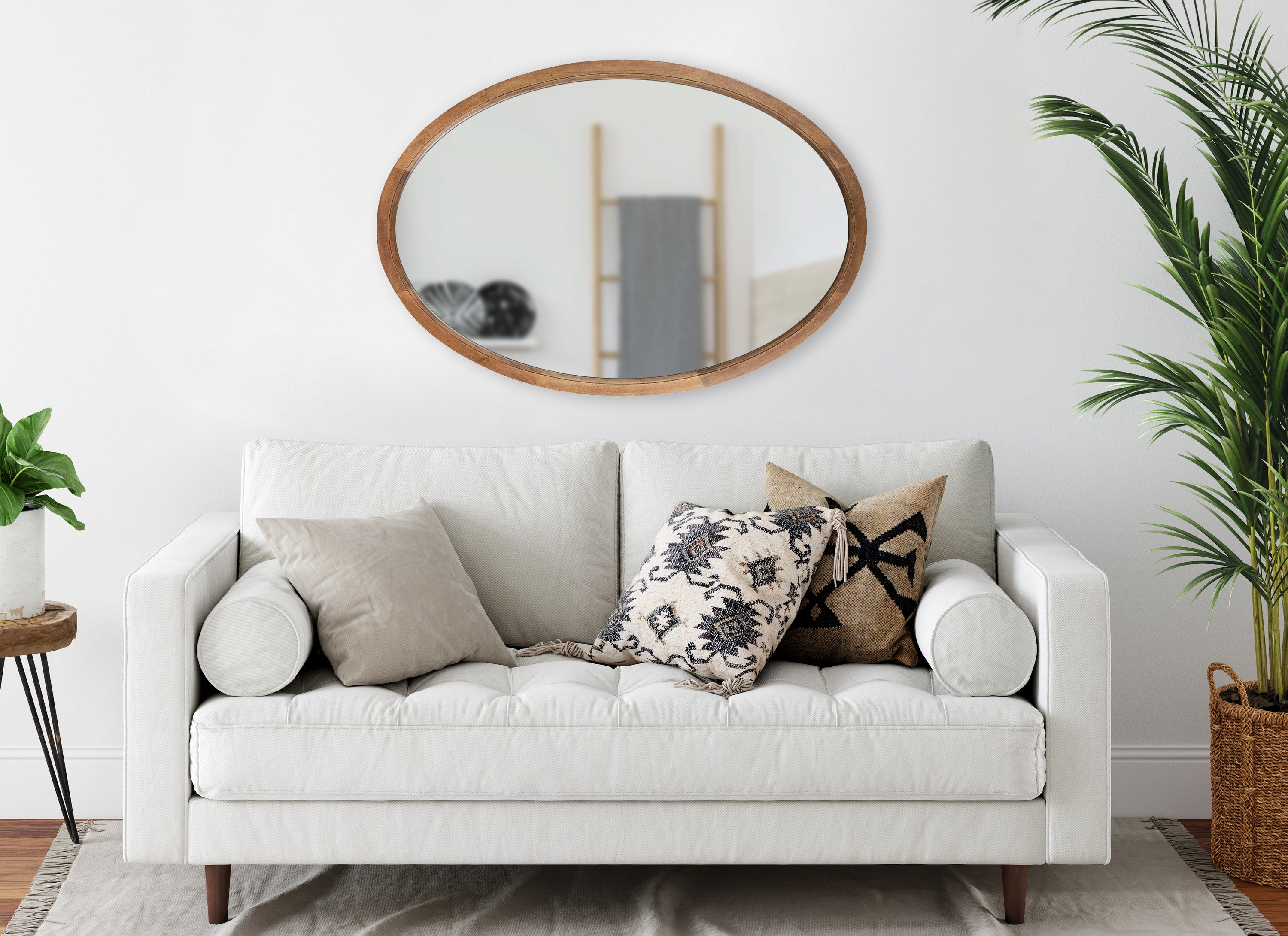 Oval Rustic Brown 24x36 7