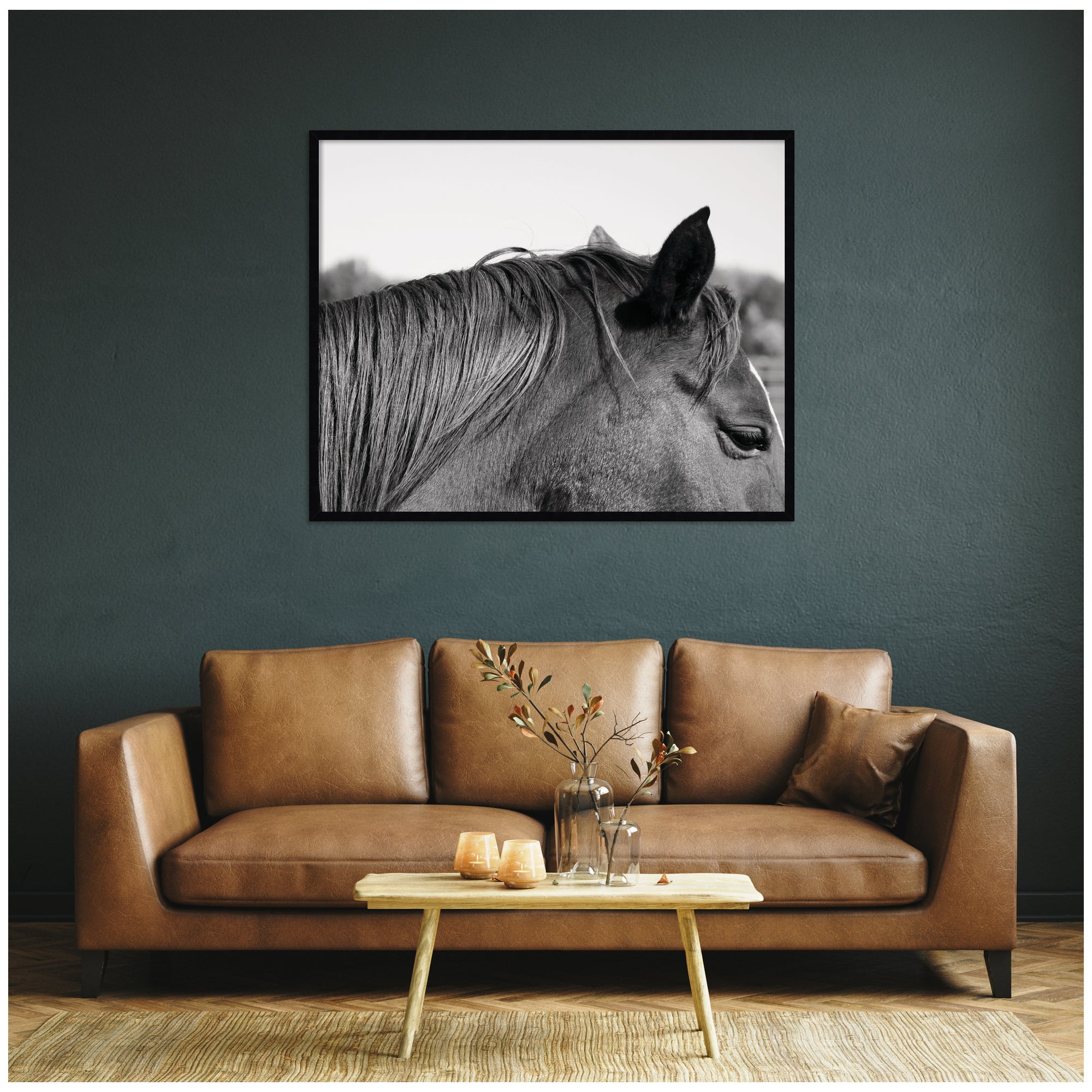 Framed Art Svelte Noir Black 41x33 6