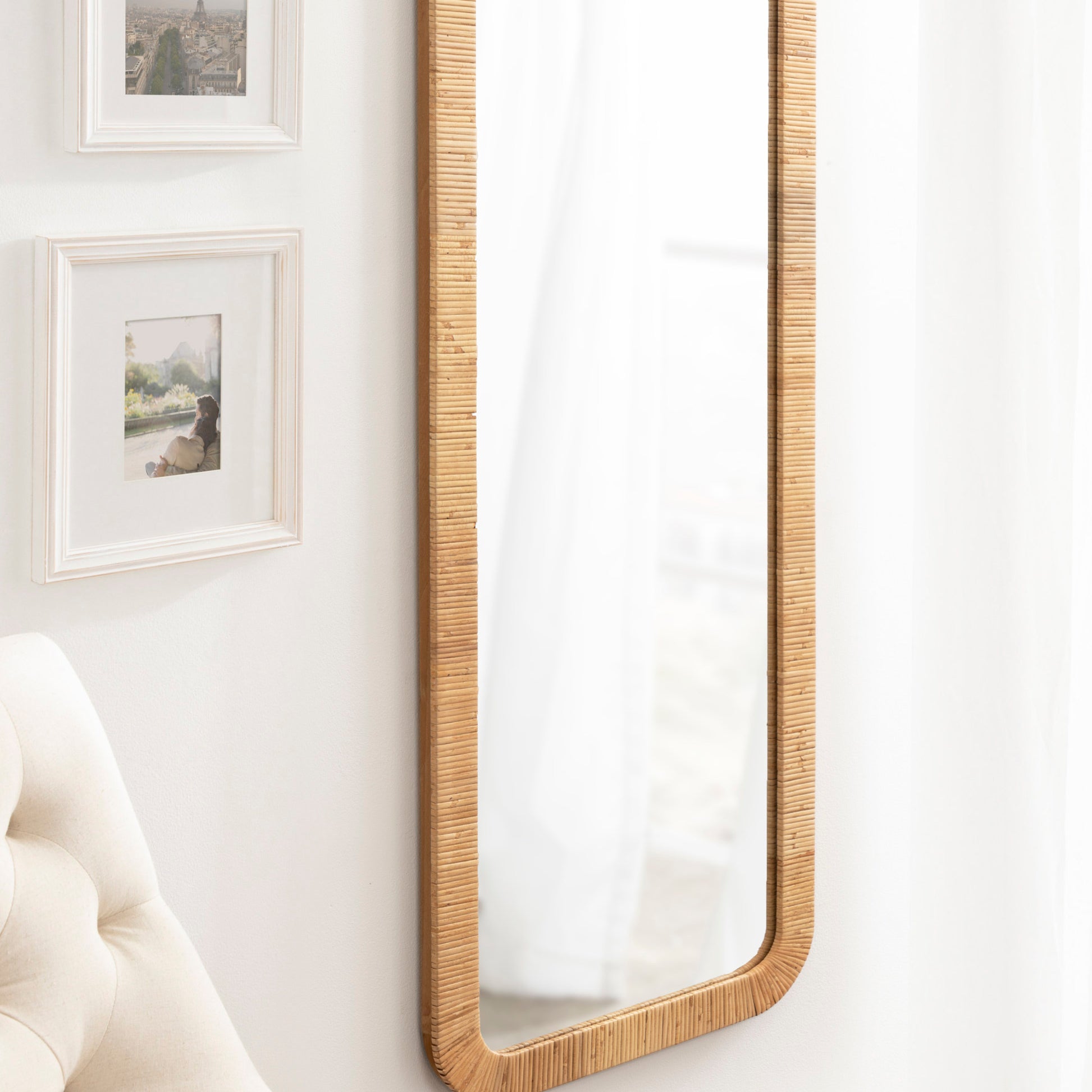 Full Length Mirror 18x48 Natural 6