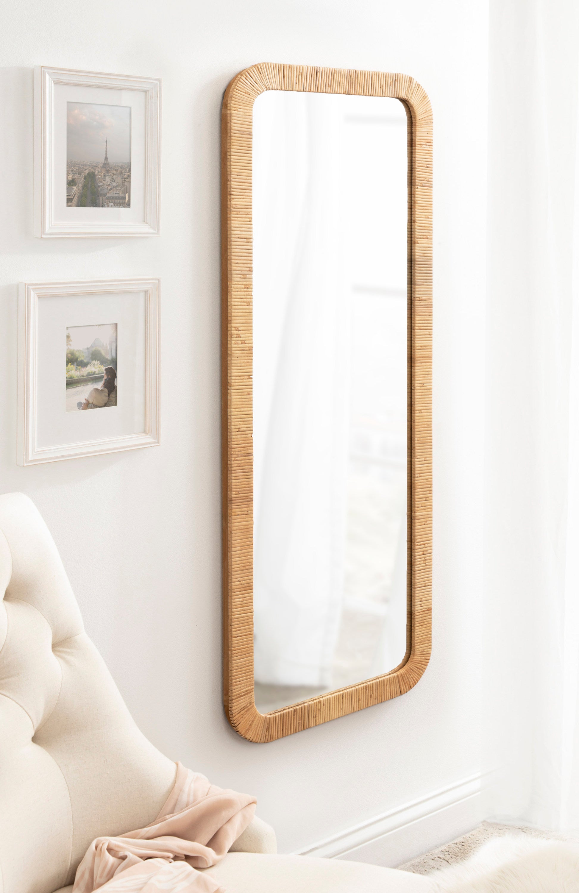 Full Length Mirror 18x48 Natural 6