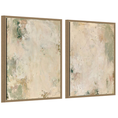 Framed Canvas Sylvie Dark Gold 2 Piece Set 18x24 1