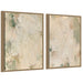 Framed Canvas Sylvie Dark Gold 2 Piece Set 18x24 1