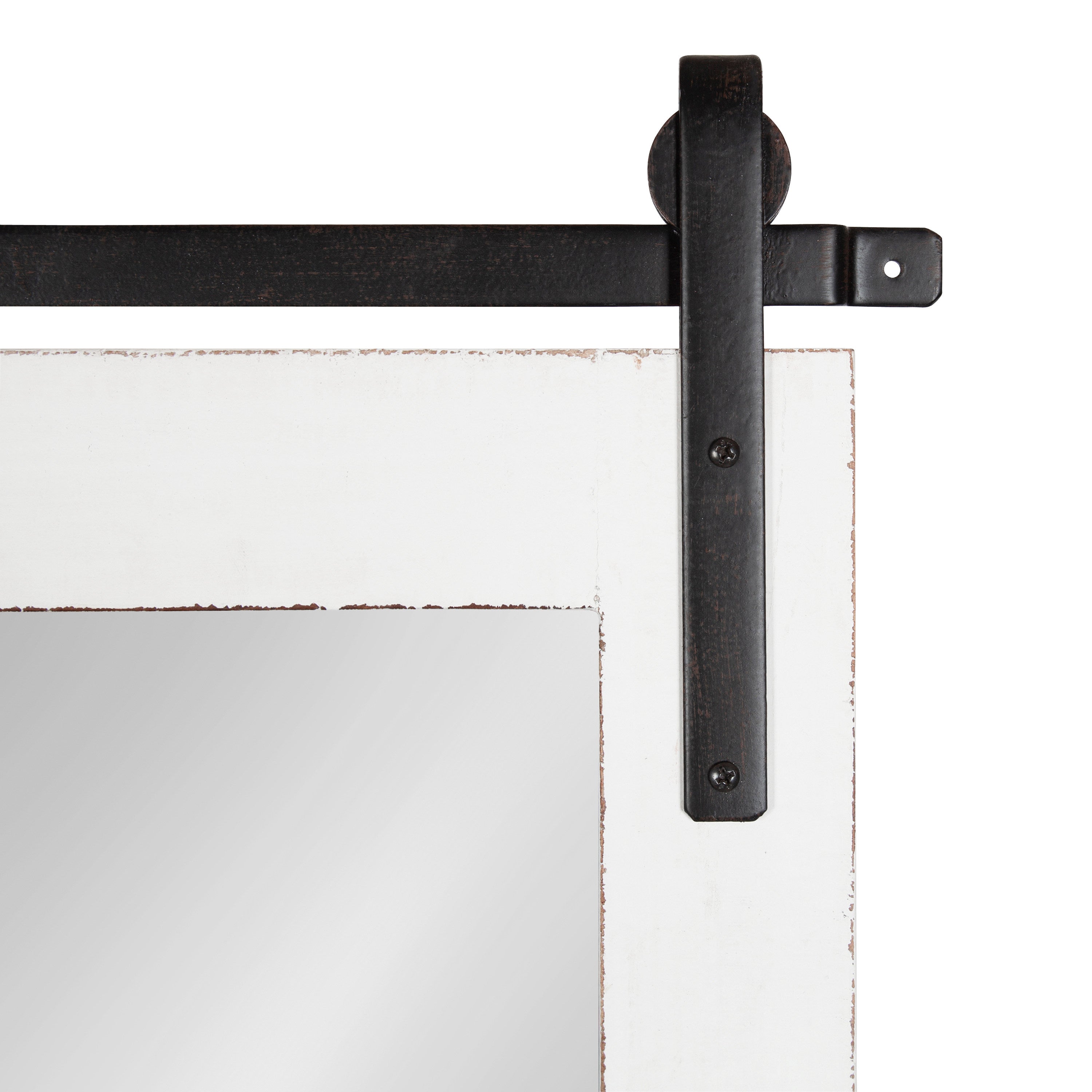 Rectangle Mirror White 18x50 3