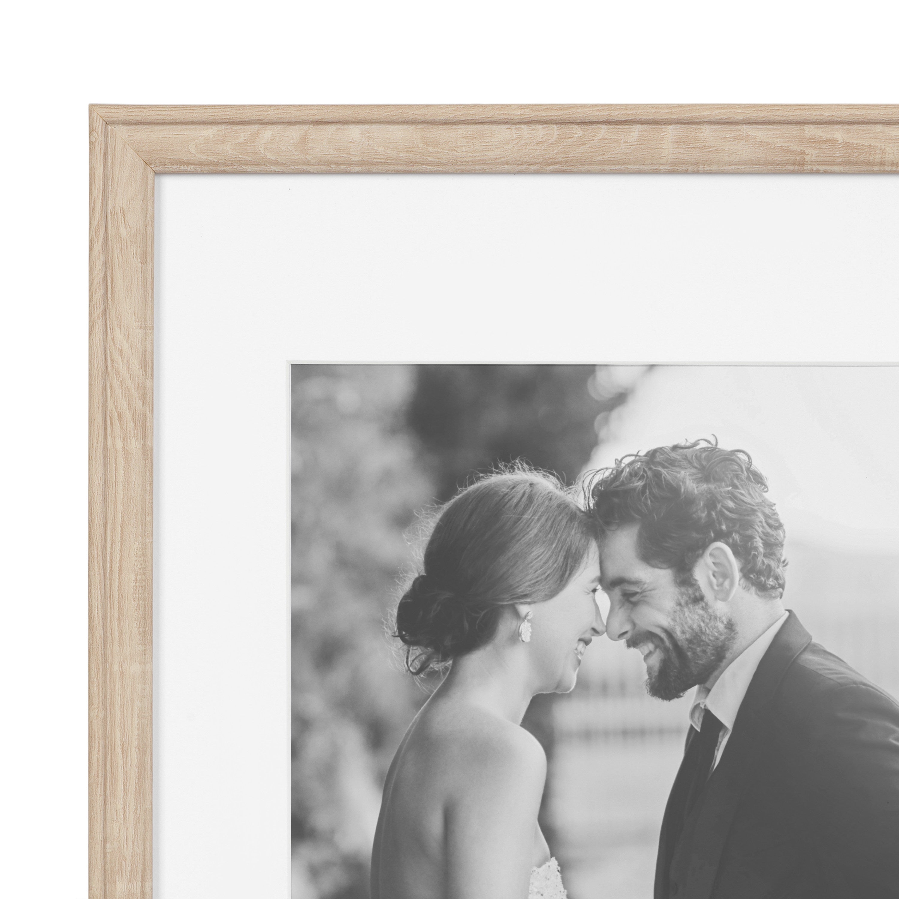 Wall Frame Natural 14x18 matted to 11x14 3