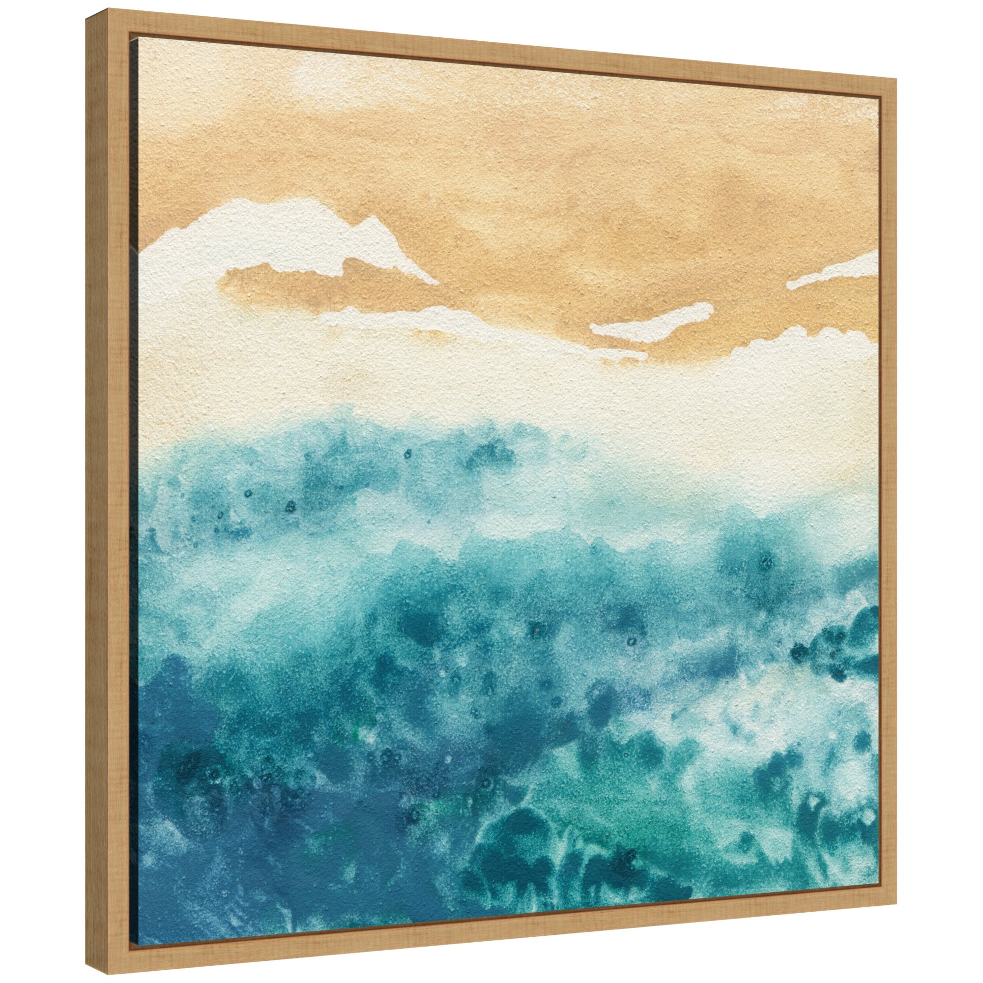Sylvie On Warm Sand Framed Canvas by Janet Meinke-Lau