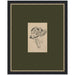 Framed Art 18x22 Green Matted to 9x6 Belmont Black 1