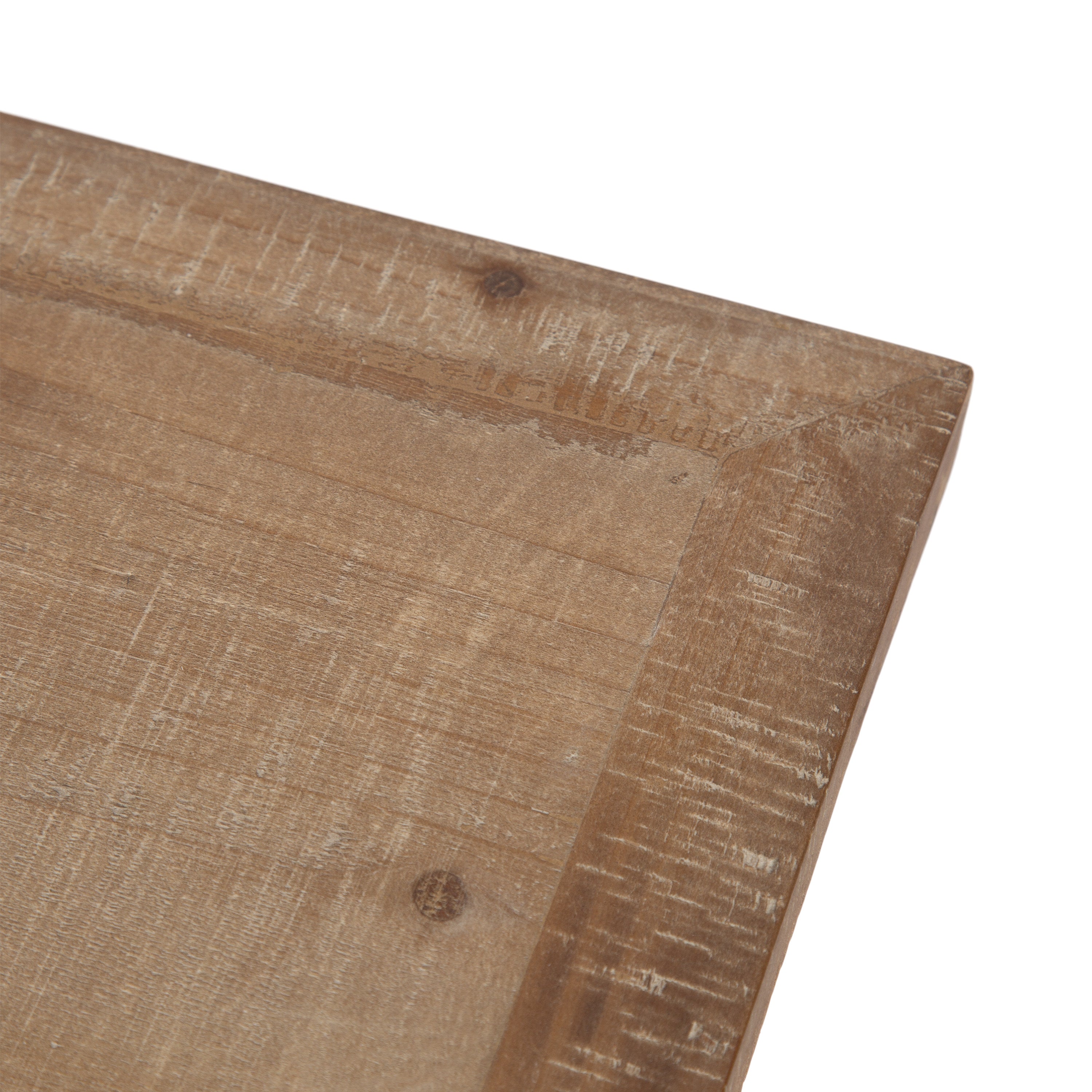 Writing Desk Rustic Brown White 46x24x30 6