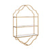 Accent Shelf Gold 20x6x32 1