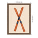 Framed Canvas Sylvie Walnut 10x13 2