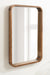 Rectangle Mirror Rustic Brown 24x36 7