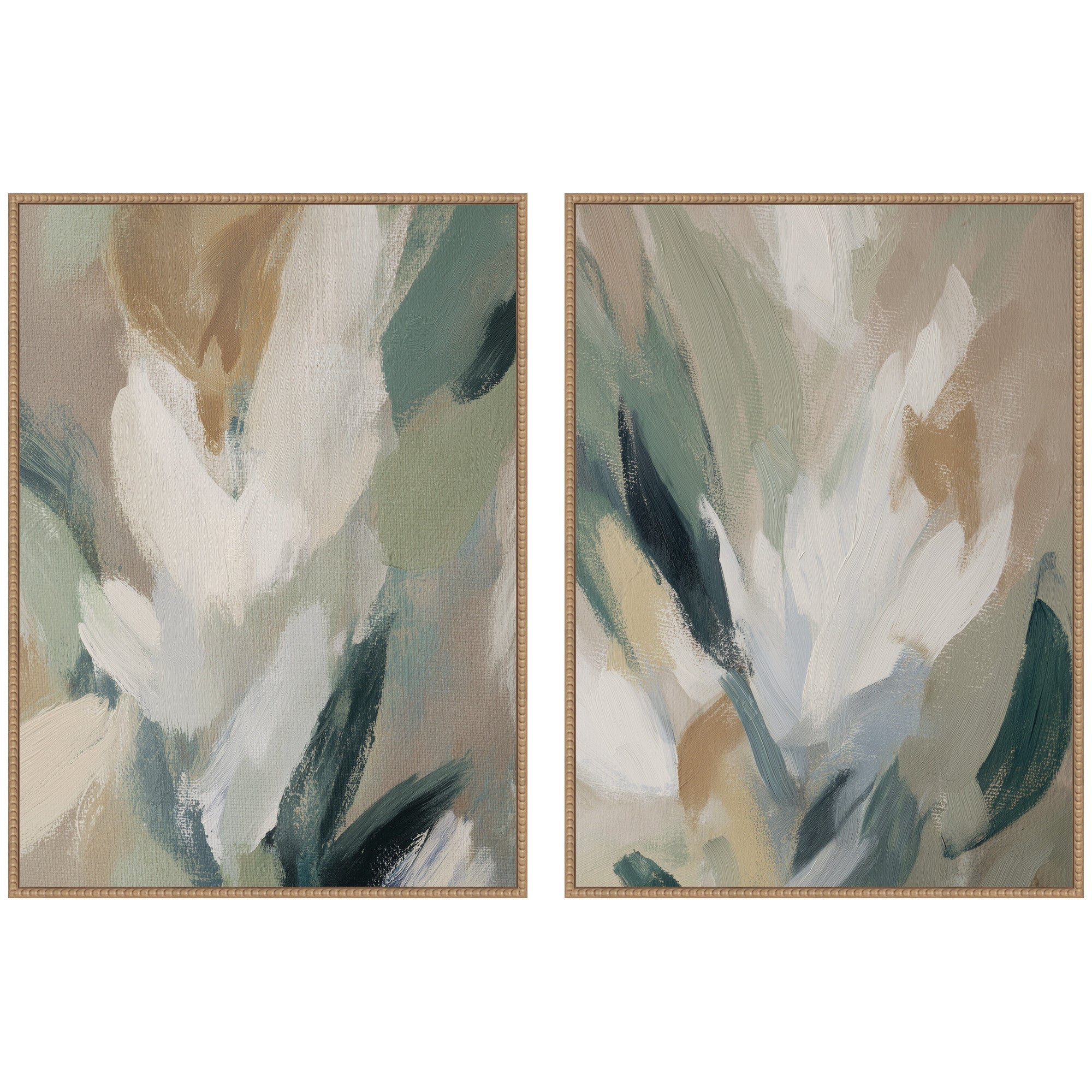 Plant Form No. 1 & No. 2 2 Piece Framed Canvas Wall Art Set by Amy Lighthall