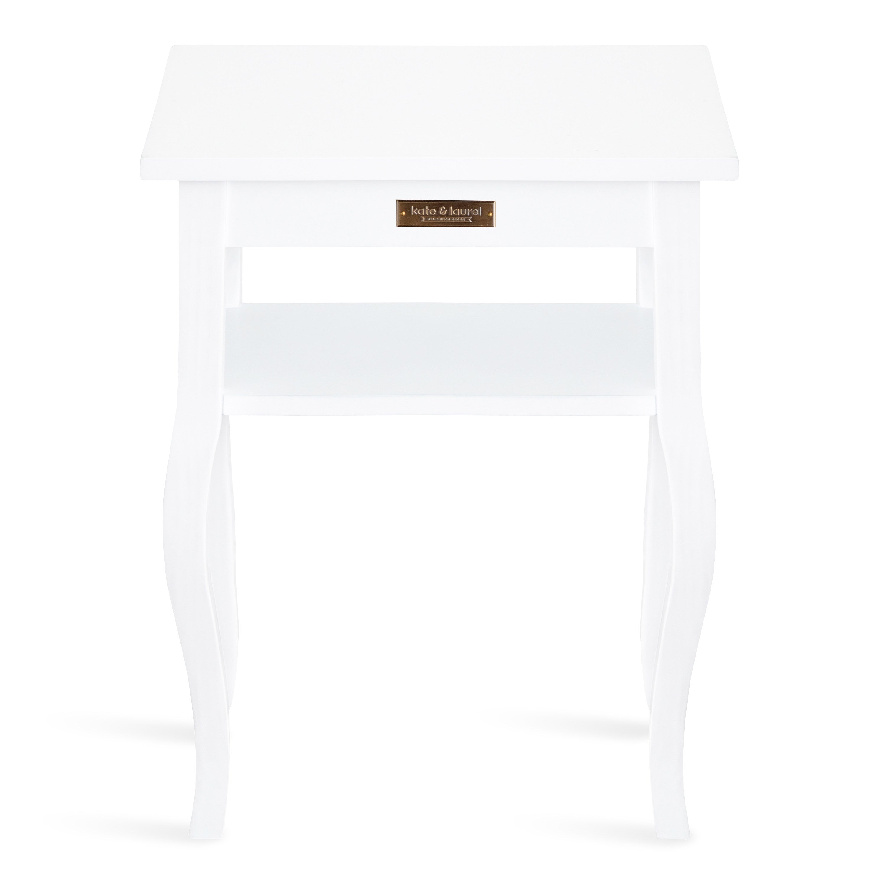 Side Table White 18x12x24 5